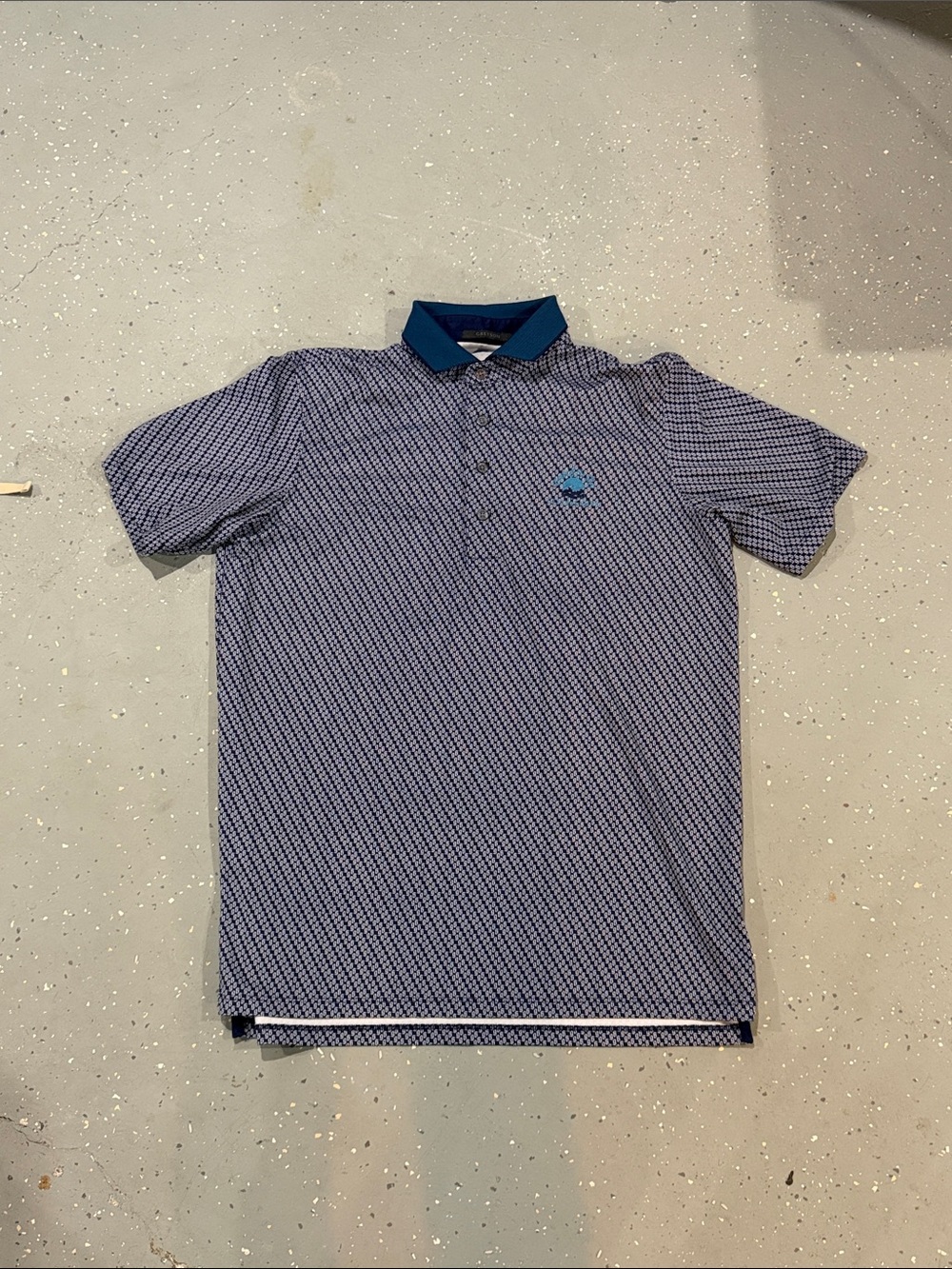 Greyson Men's Short Sleeve Polo Casa de Campo Teeth of the Dog 🐺